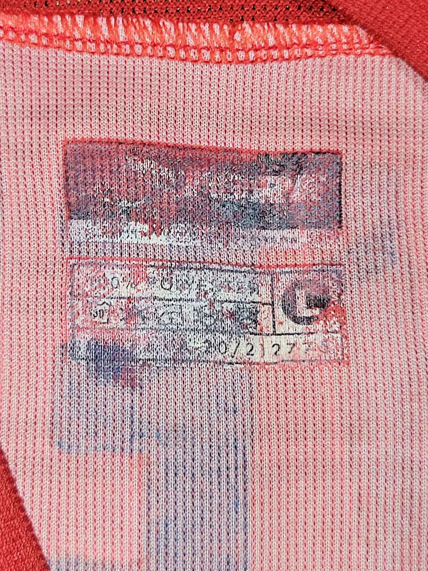 Vela Osasuna Astore 2007 2008 Home Soccer Jersey Shirt L