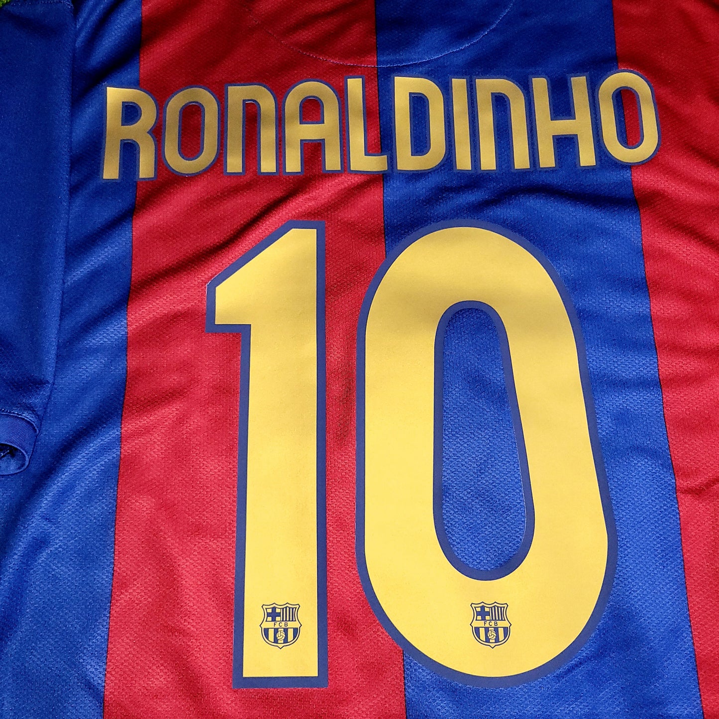 Ronaldinho Barcelona 2006 2007 Soccer Jersey Shirt XXL SKU# F6AOM 146980