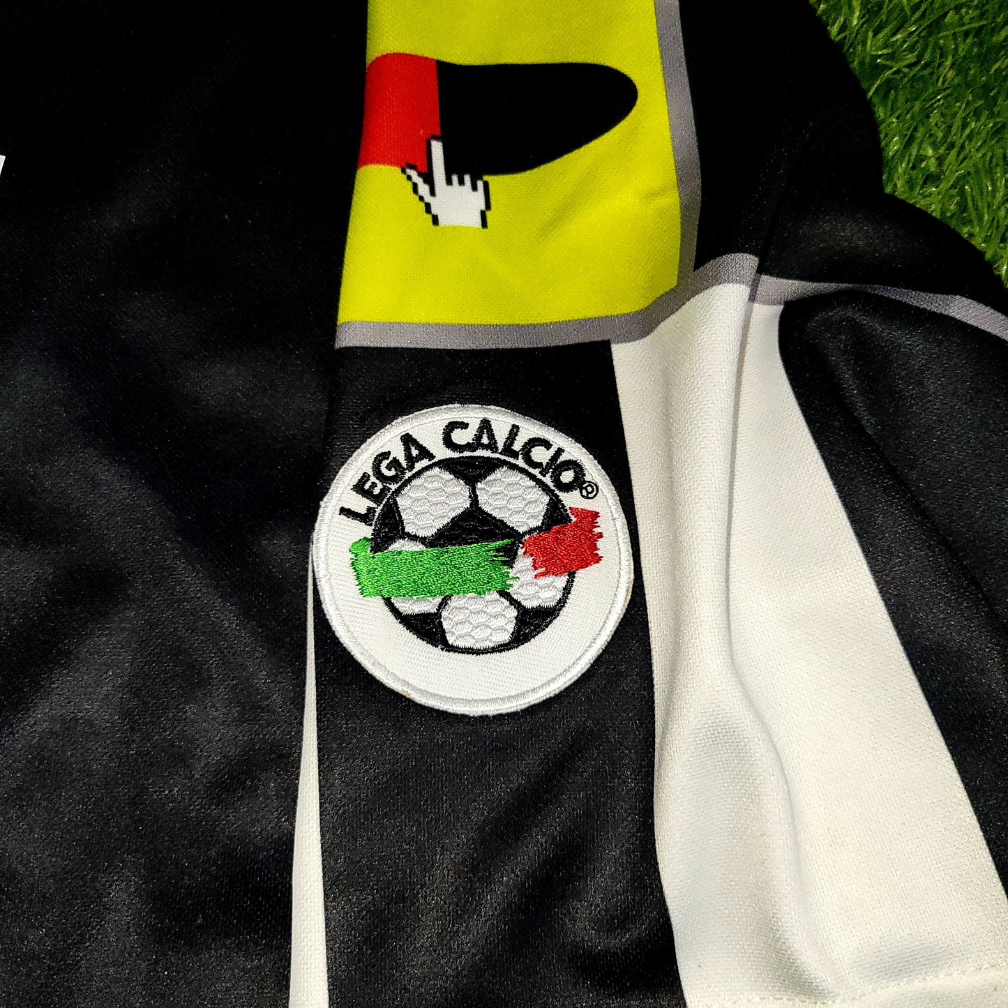 Zidane Juventus 2000 2001 Lotto CIAO WEB Soccer Jersey Shirt XL