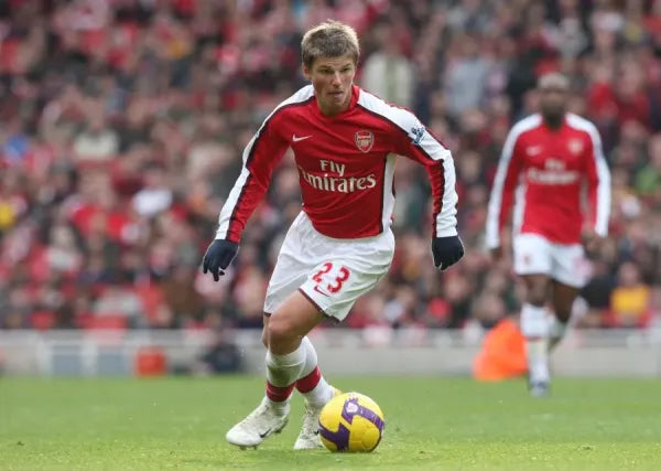 Arshavin Arsenal 2008 2009 Long Sleeve DEBUT Soccer Jersey XL - ForeverSoccerJerseys