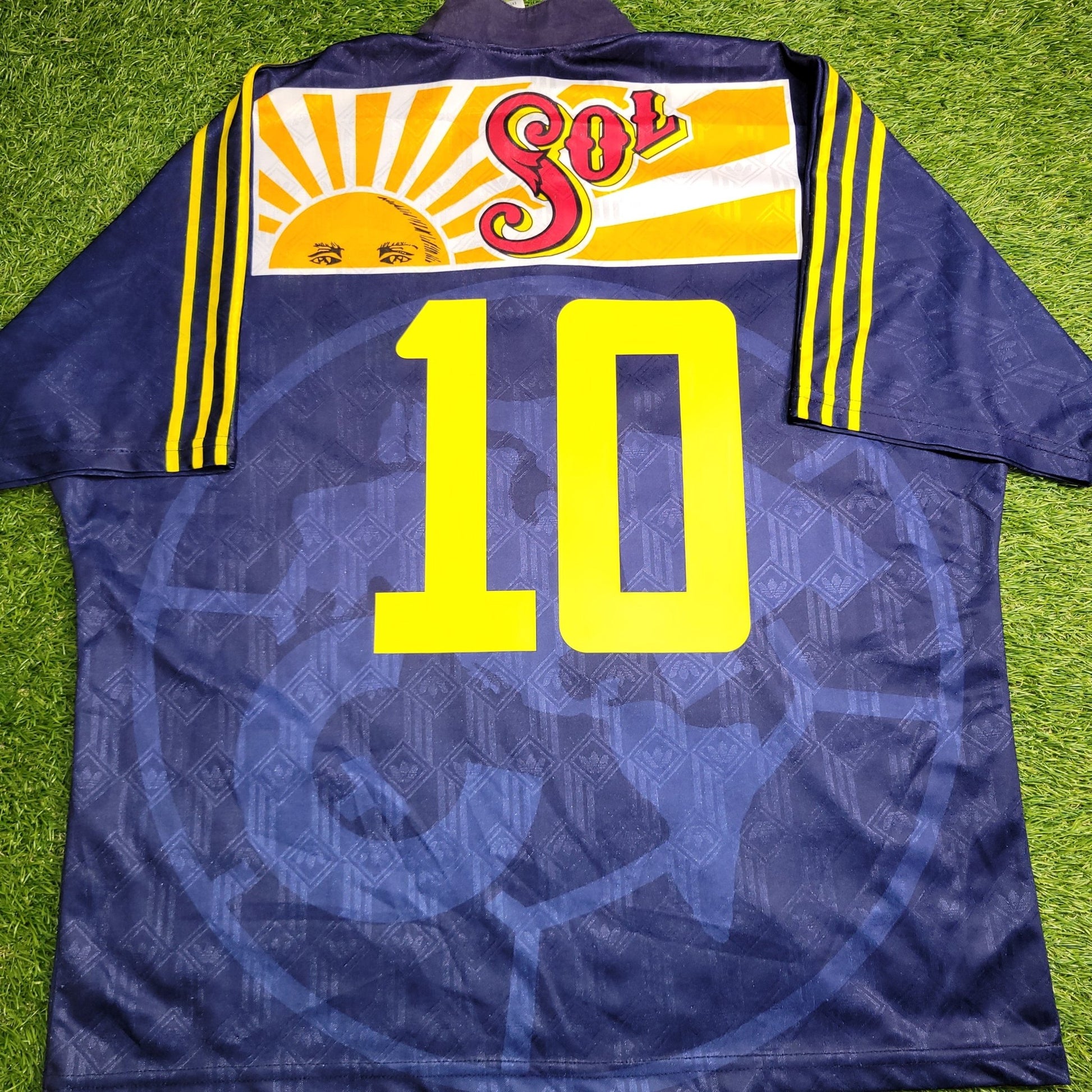 Blanco America Aguilas 1996 - 1999 Adidas Away Soccer Jersey XL Adidas