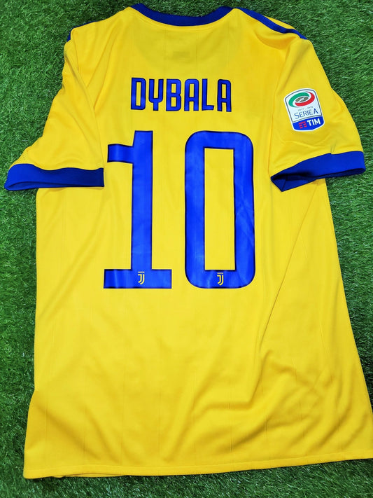 Dybala Juventus 2017 2018 Away Soccer Jersey Shirt M SKU# BQ4530 Adidas