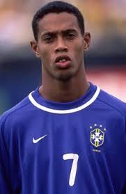 Ronaldinho Nike Brazil 2000 Away Soccer Jersey L