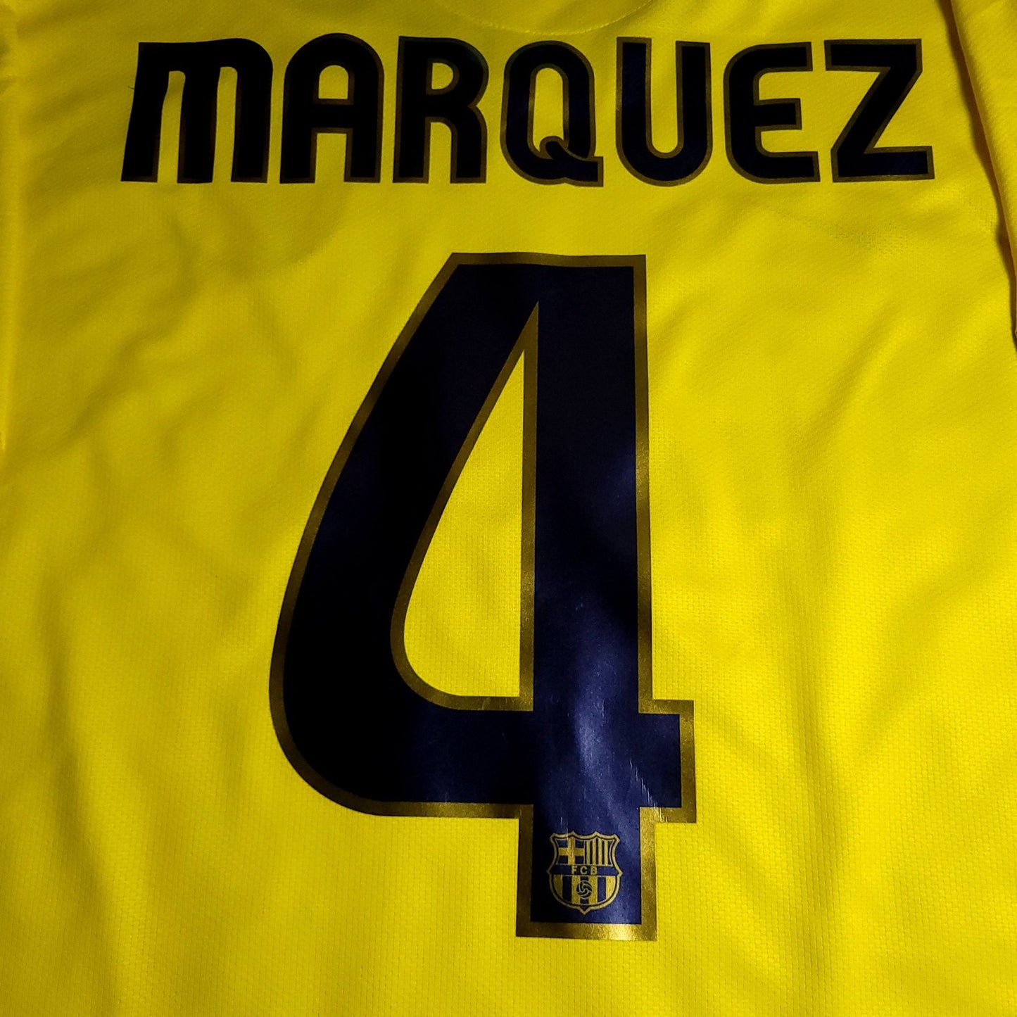 Marquez Barcelona TREBLE SEASON 2008 2009 Away Soccer Jersey Shirt XL SKU 286787 - 760 Nike