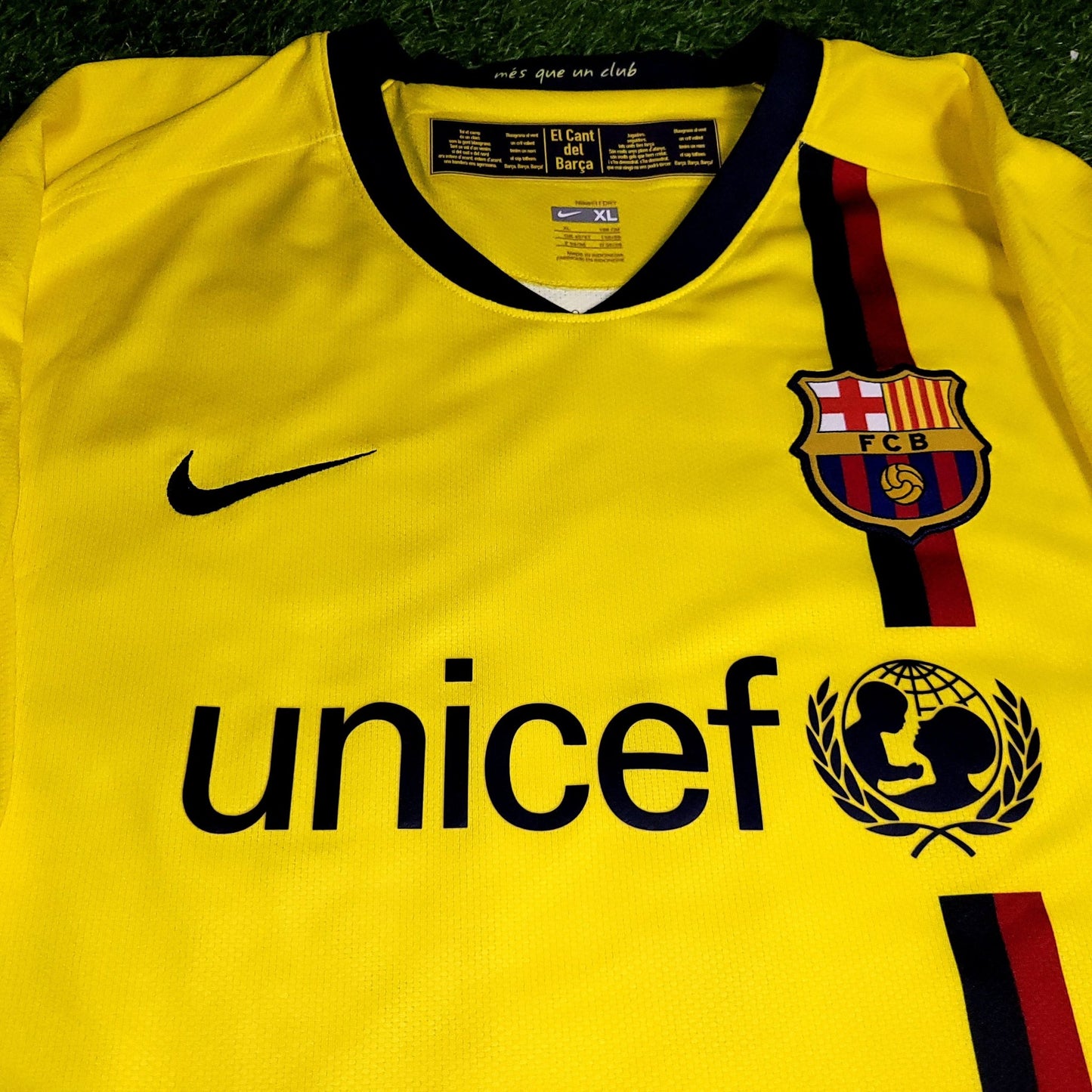 Marquez Barcelona TREBLE SEASON 2008 2009 Away Soccer Jersey Shirt XL SKU 286787 - 760 Nike