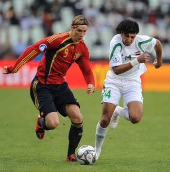 Torres Spain 2009 CONFEDERATIONS CUP Home Soccer Jersey Shirt BNWT XL SKU P06574 Adidas