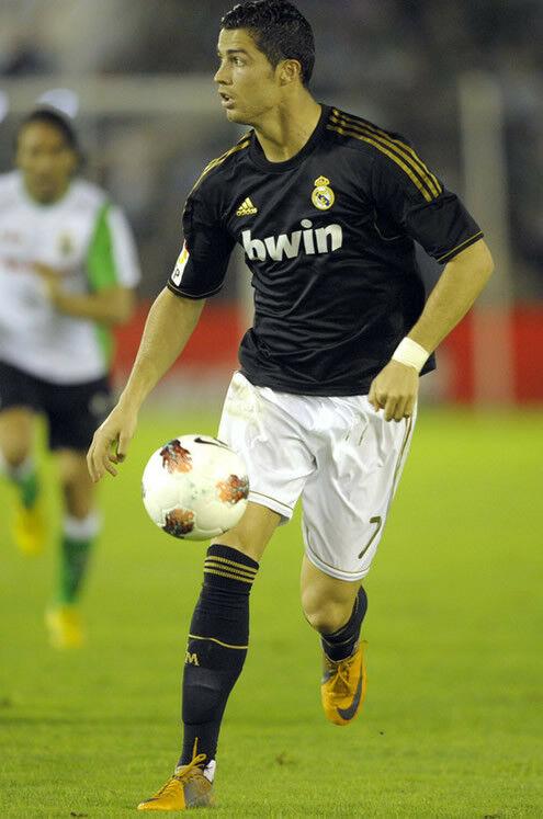 Cristiano Ronaldo Real Madrid Black 2011 2012 Jersey Shirt Camiseta Maglia L - foreversoccerjerseys