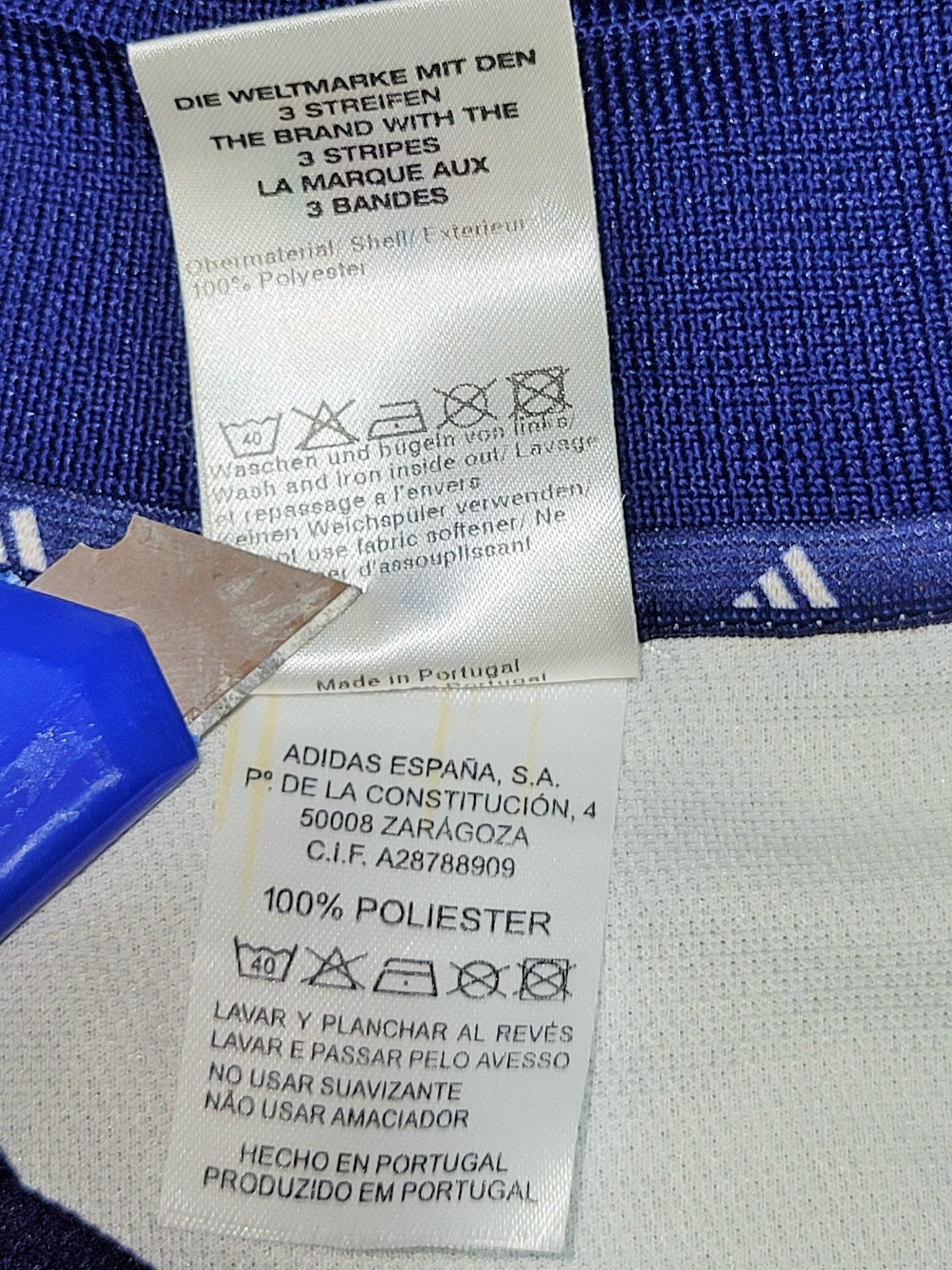 Figo Real Madrid 2000 2001 Soccer Jersey Shirt M SKU# 685331 Adidas