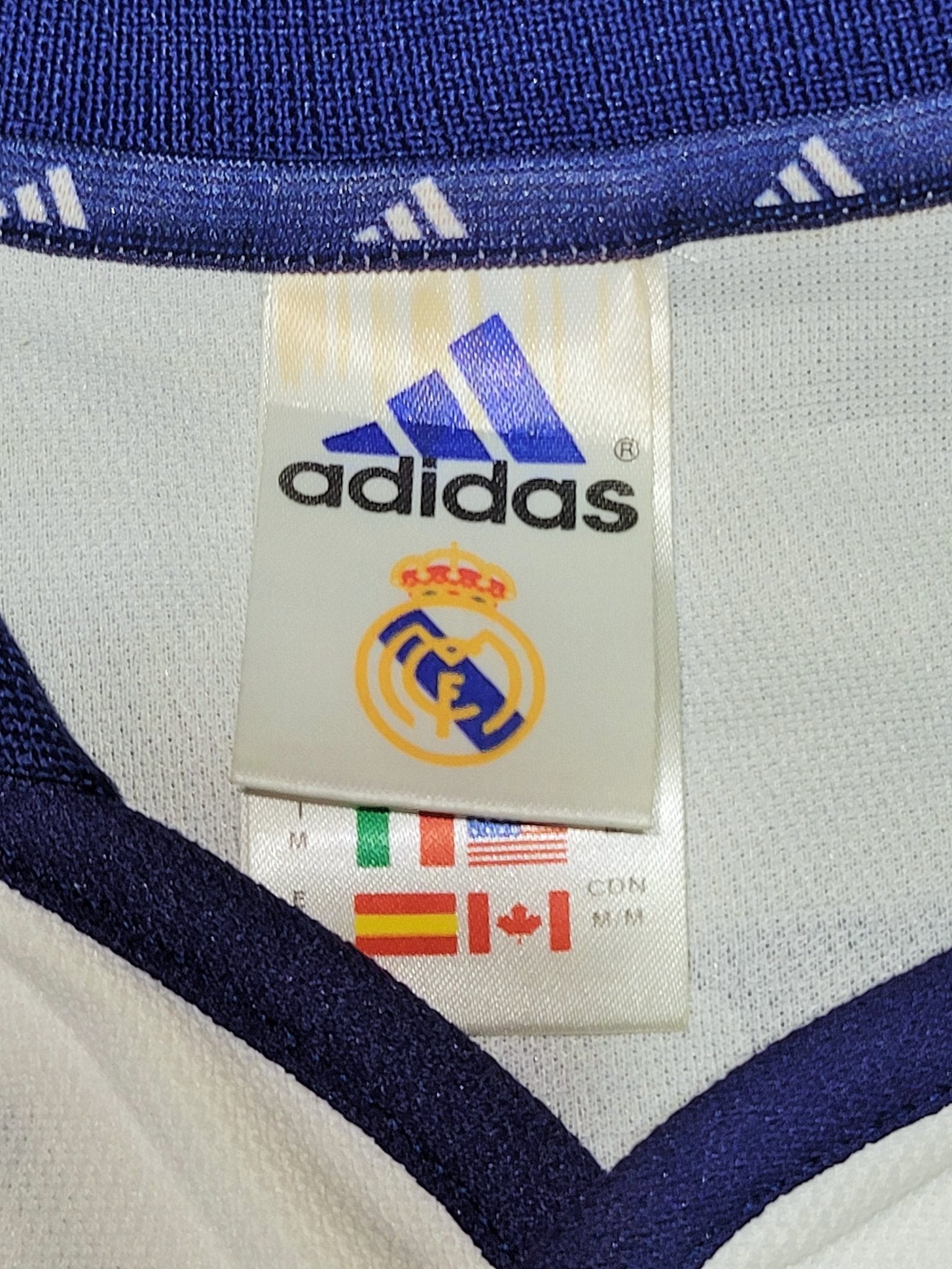 Figo Real Madrid 2000 2001 Soccer Jersey Shirt M SKU# 685331 Adidas