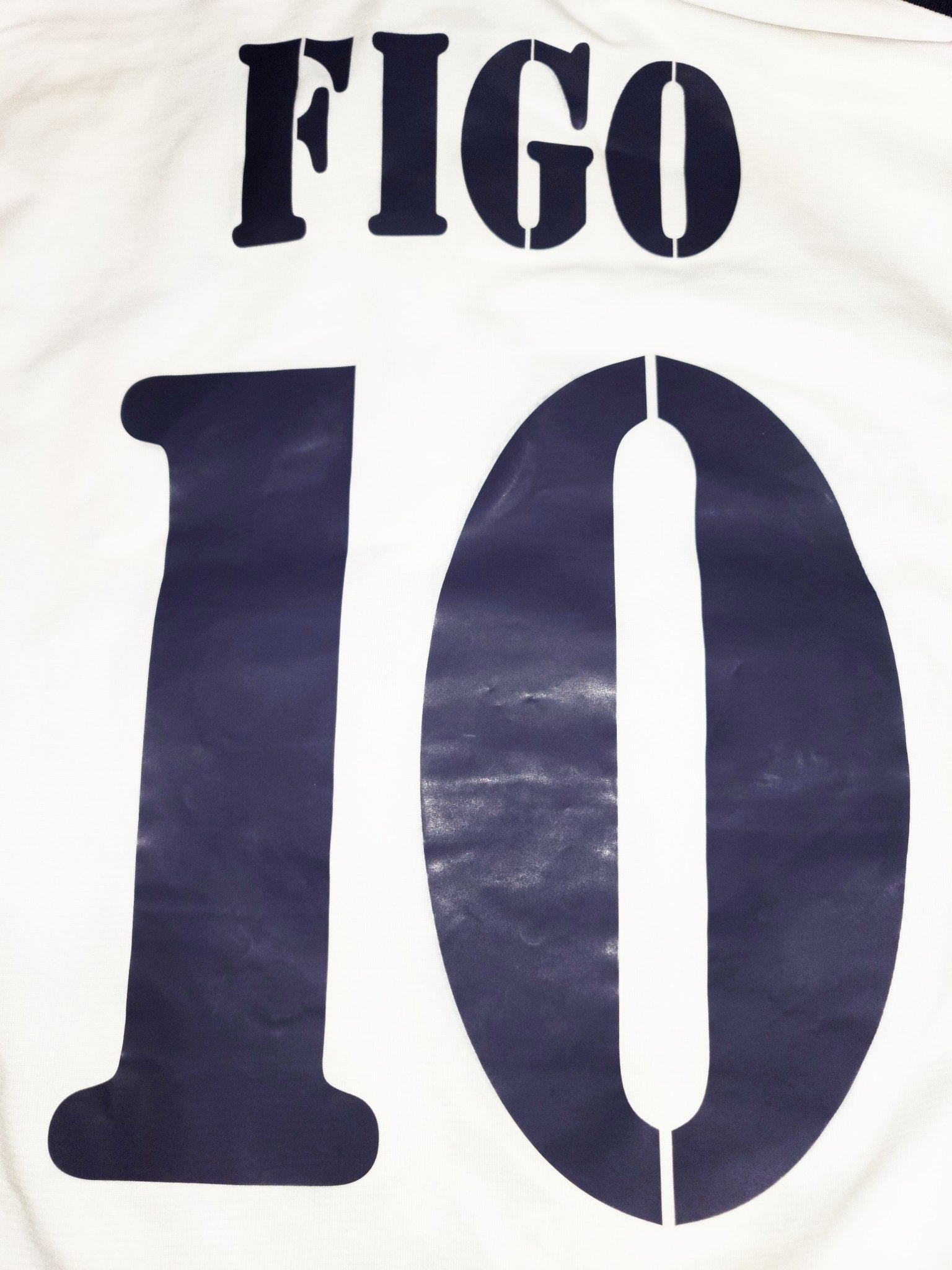 Figo Real Madrid UEFA CENTENARY 2002 2003 Long Sleeve Jersey Shirt Camiseta L foreversoccerjerseys