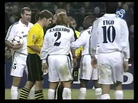 Figo Real Madrid UEFA CENTENARY 2002 2003 Long Sleeve Jersey Shirt Camiseta L foreversoccerjerseys