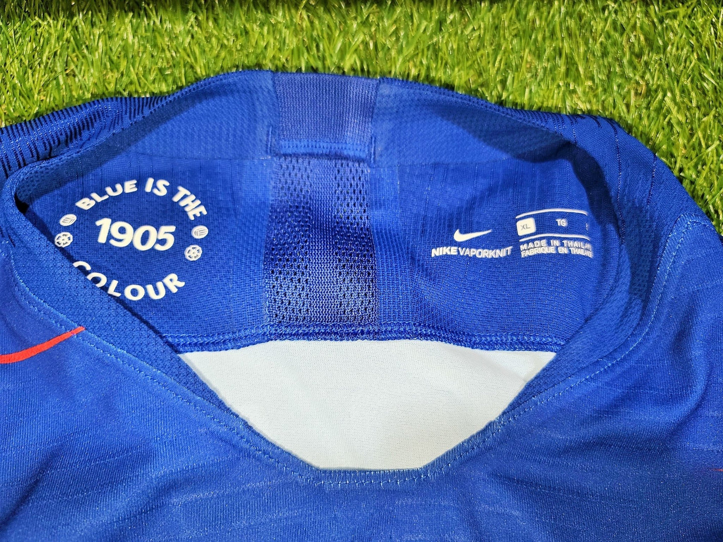 Hazard Chelsea 2018 - 2019 Home UEFA AEROSWIFT PLAYER ISSUE Jersey Shirt Camiseta XL SKU# 918922- 496 foreversoccerjerseys