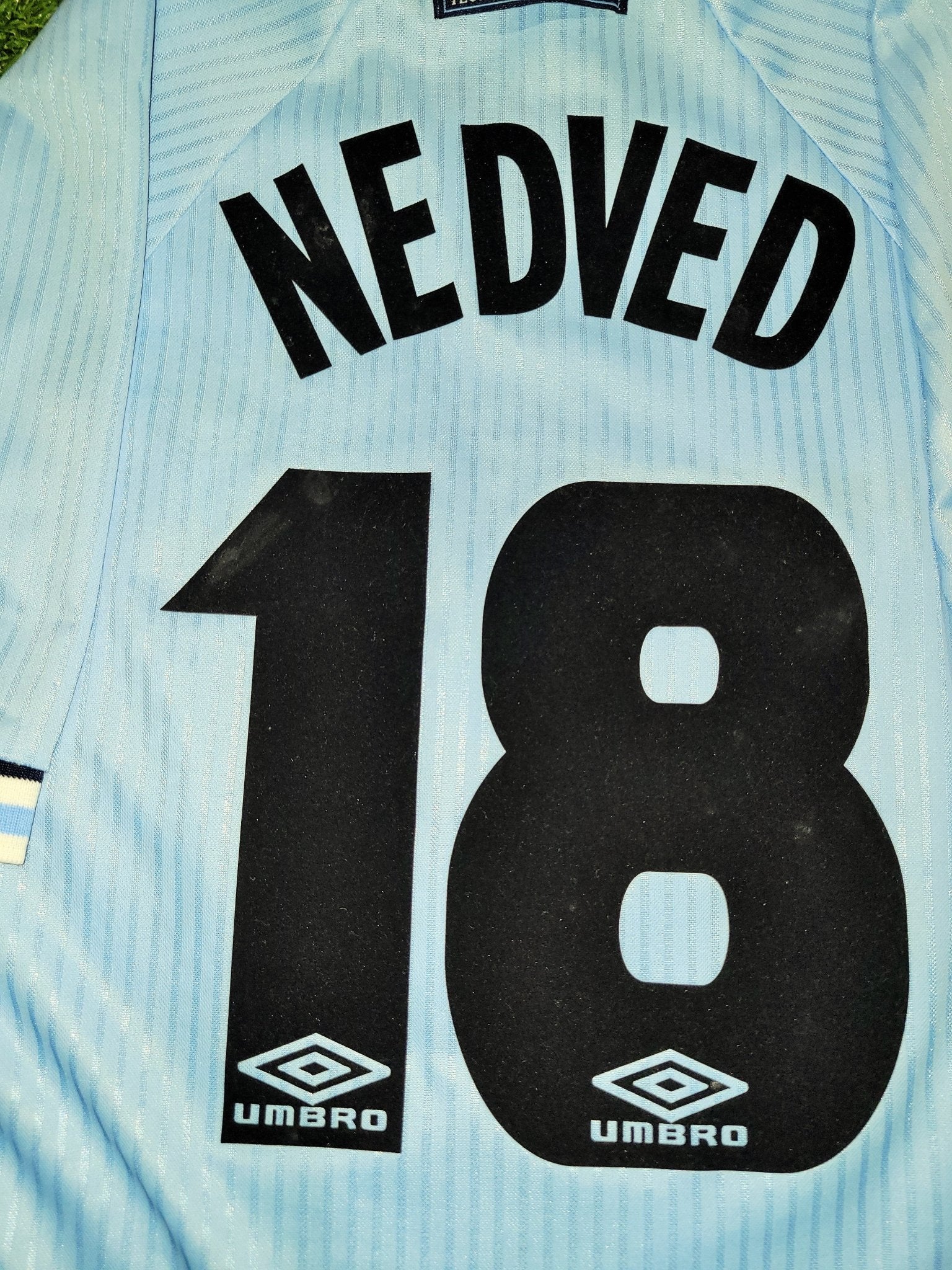 Nedved Lazio Umbro 1997 1998 Home Jersey Shirt M foreversoccerjerseys