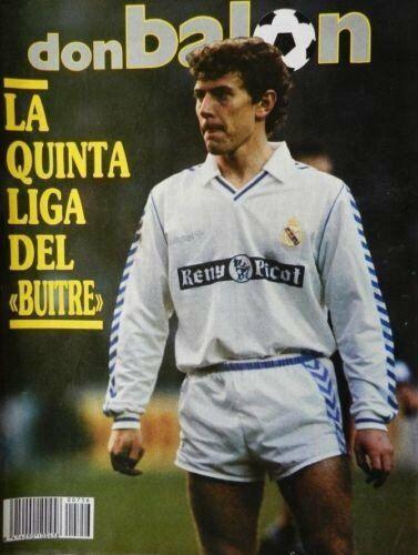 Real Madrid Hummel 1988 1989 1990 Jersey Camiseta Shirt L - foreversoccerjerseys