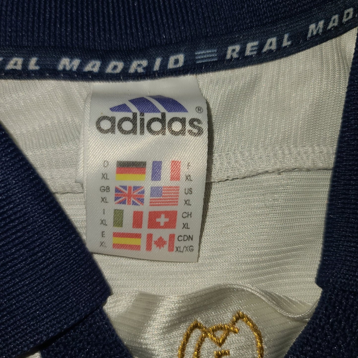 Redondo Real Madrid Home 1999 2000 UEFA Jersey Shirt Camiseta XL foreversoccerjerseys