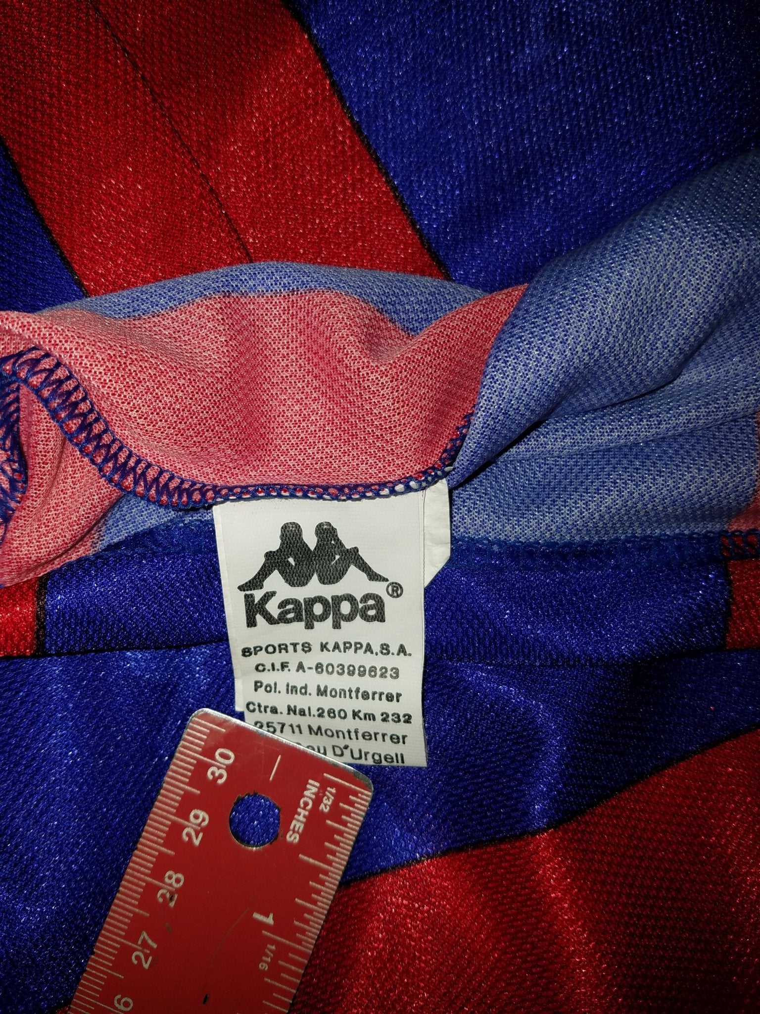 Ronaldo Kappa Barcelona 1996 1997 MATCH ISSUED Jersey Shirt Camiseta XL foreversoccerjerseys