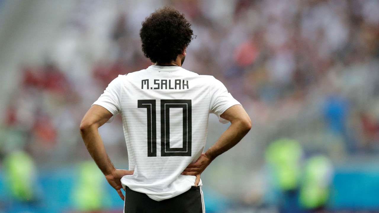 Salah Adidas Egypt 2018 WORLD CUP Jersey NEW BNWT M SKU# CF0682 foreversoccerjerseys