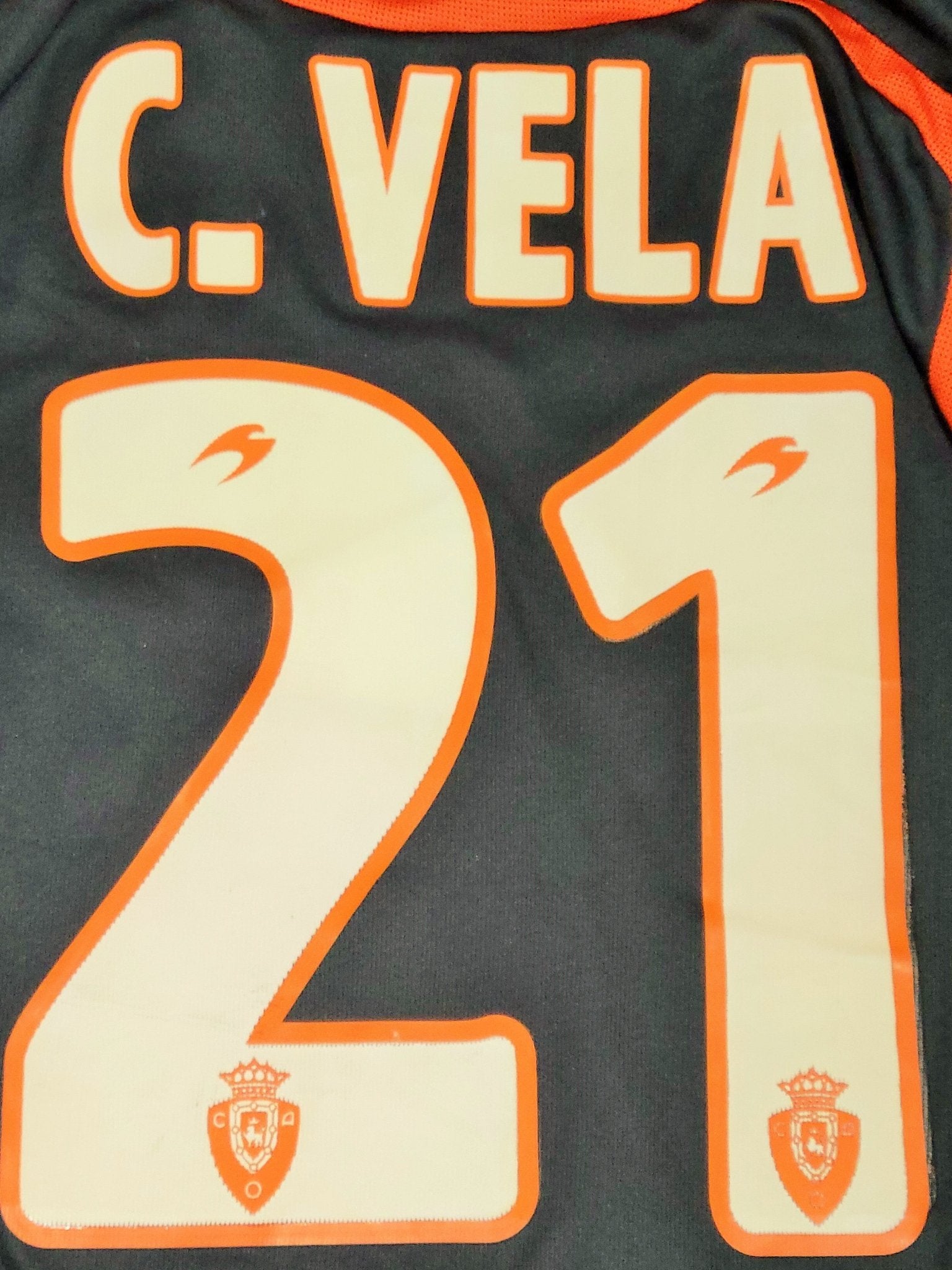 Vela Osasuna Astore 2007 2008 Away Soccer Jersey Shirt M Astore