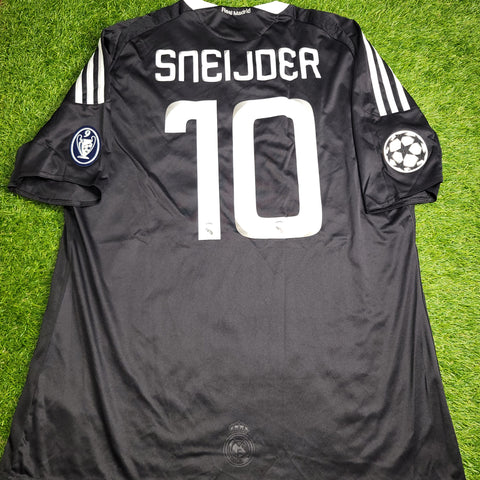 Sneijder Real Madrid 2008 2009 UEFA Third Soccer Jersey Shirt XL SKU# 685420