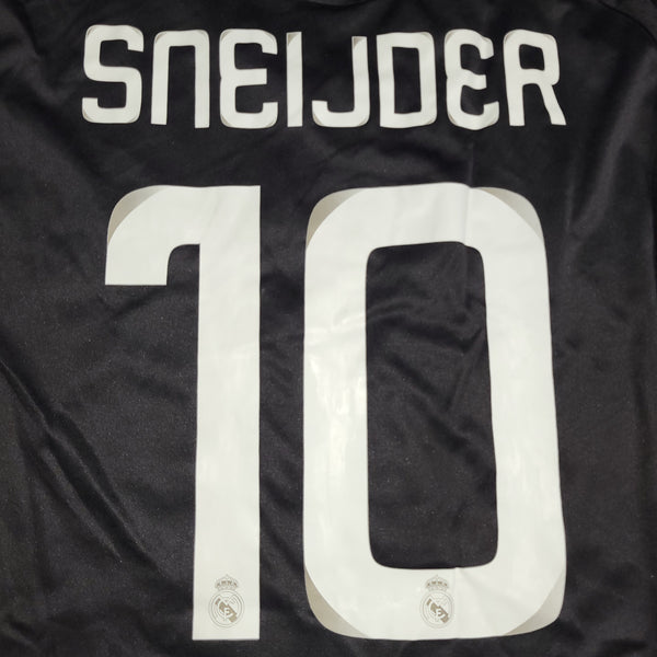 Sneijder Real Madrid 2008 2009 UEFA Third Soccer Jersey Shirt XL SKU# 685420