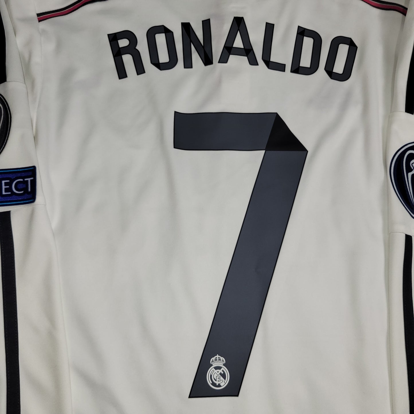 Cristiano Ronaldo Real Madrid 2014 2015 Long Sleeve Soccer Jersey Shirt M SKU# F49660