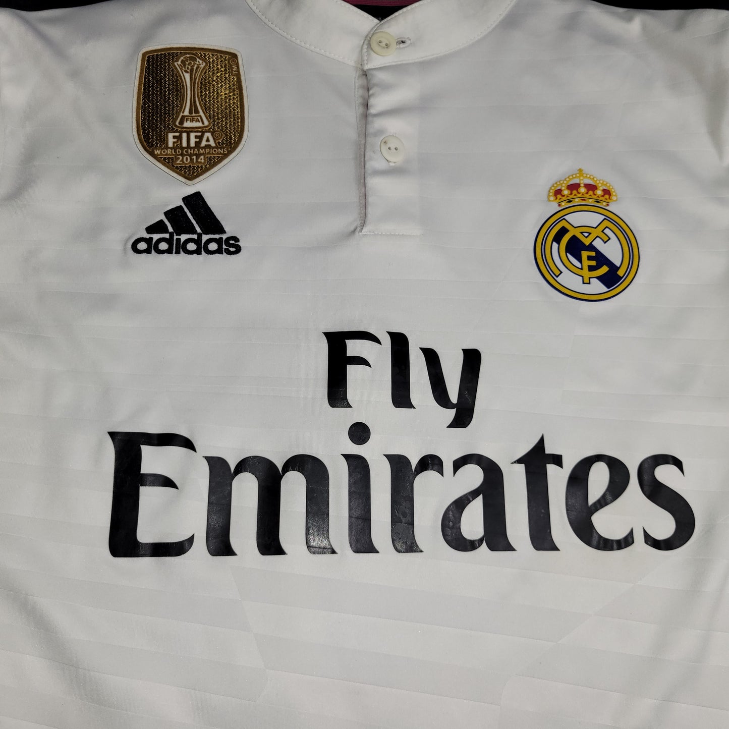 Cristiano Ronaldo Real Madrid 2014 2015 Long Sleeve Soccer Jersey Shirt M SKU# F49660