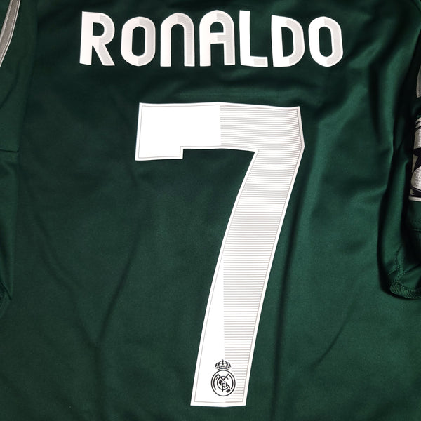 Cristiano Ronaldo Real Madrid  2012 2013 UEFA Soccer Third Jersey Shirt L SKU# X53540
