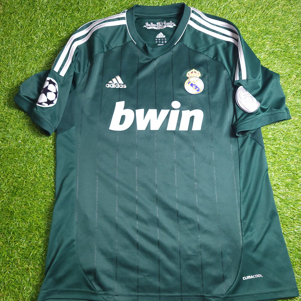 Cristiano Ronaldo Real Madrid  2012 2013 UEFA Soccer Third Jersey Shirt L SKU# X53540