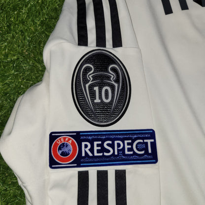 Cristiano Ronaldo Real Madrid 2014 2015 Home Long Sleeve UEFA Soccer Jersey Shirt L SKU# F49660