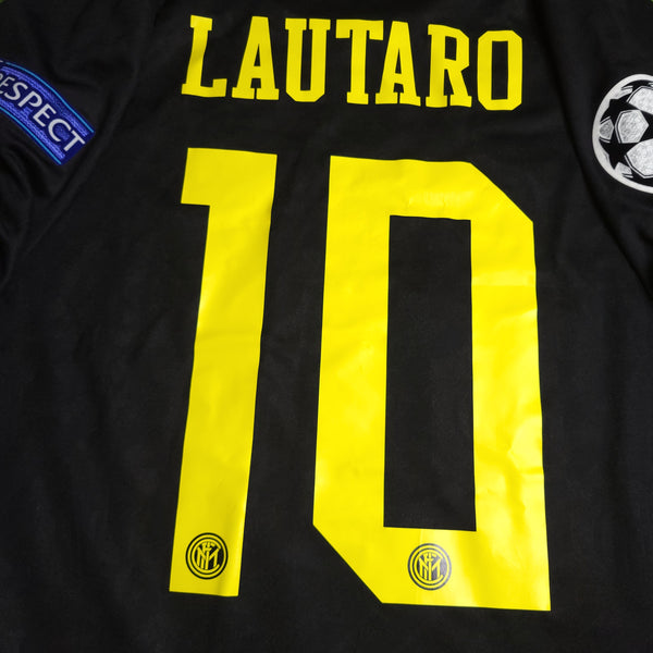 Martinez Inter Milan 2019 2020 UEFA Third Soccer Jersey Shirt M SKU# AT0031-011