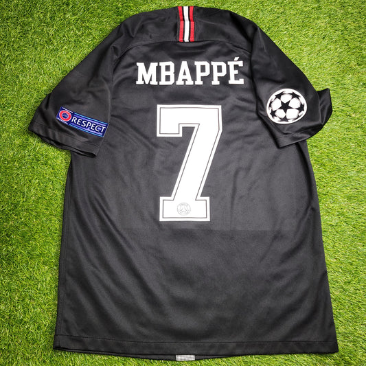 Mbappe Psg Paris Saint Germain JORDAN 2018 2019 Third Soccer Jersey M SKU# 919010-012