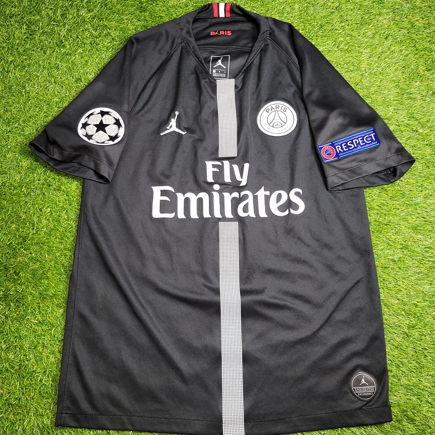Mbappe Psg Paris Saint Germain JORDAN 2018 2019 Third Soccer Jersey M SKU# 919010-012