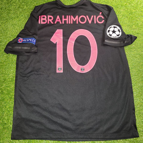 Ibrahimovic PSG Paris Saint Germain 2015 2016 Third UEFA Soccer Jersey Shirt XL SKU# 658901-011