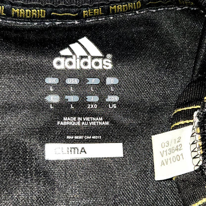 Cristiano Ronaldo Real Madrid 2011 2012 Away Soccer Jersey Shirt L SKU# V13642 - ForeverSoccerJerseys