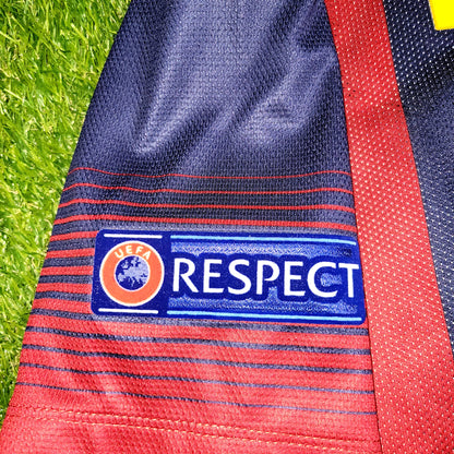 Neymar Barcelona 2013 2014 PLAYER ISSUE UEFA Soccer Jersey Shirt M SKU# 532821-412