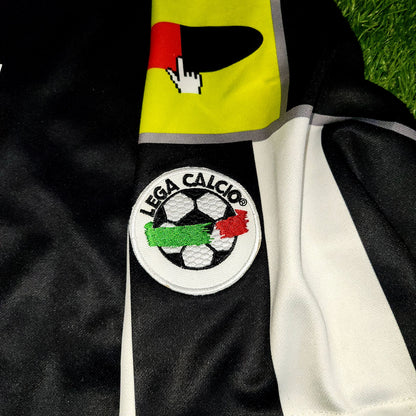 Zidane Juventus 2000 2001 Lotto CIAO WEB Soccer Jersey Shirt XL