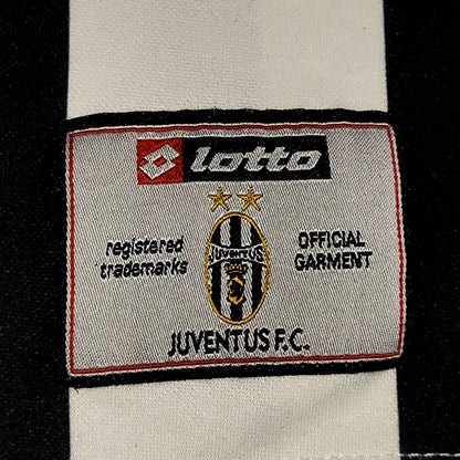 Zidane Juventus 2000 2001 Lotto CIAO WEB Soccer Jersey Shirt XL