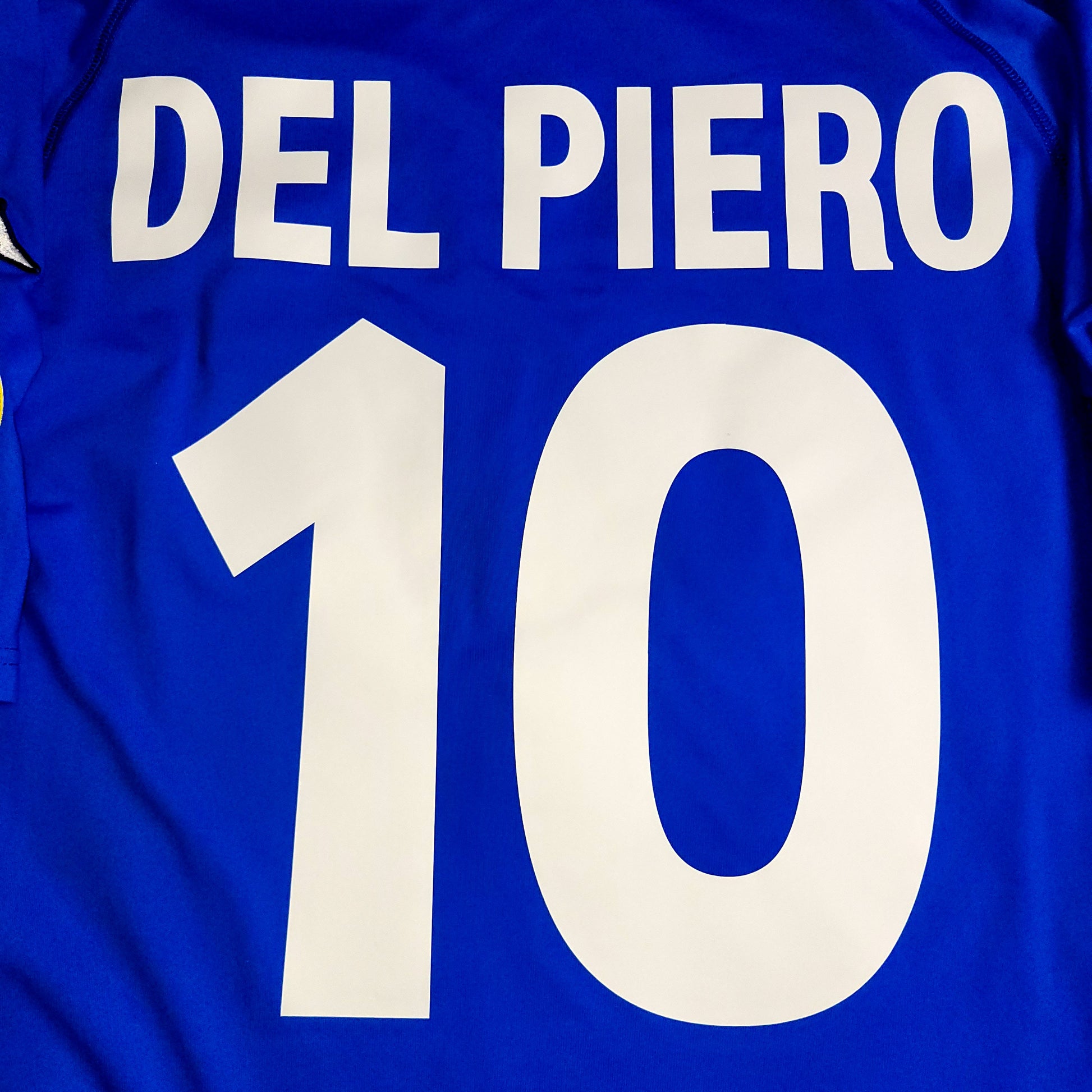 Del Piero Italy Kappa 2000 EURO CUP Home Soccer Jersey Shirt XL - ForeverSoccerJerseys