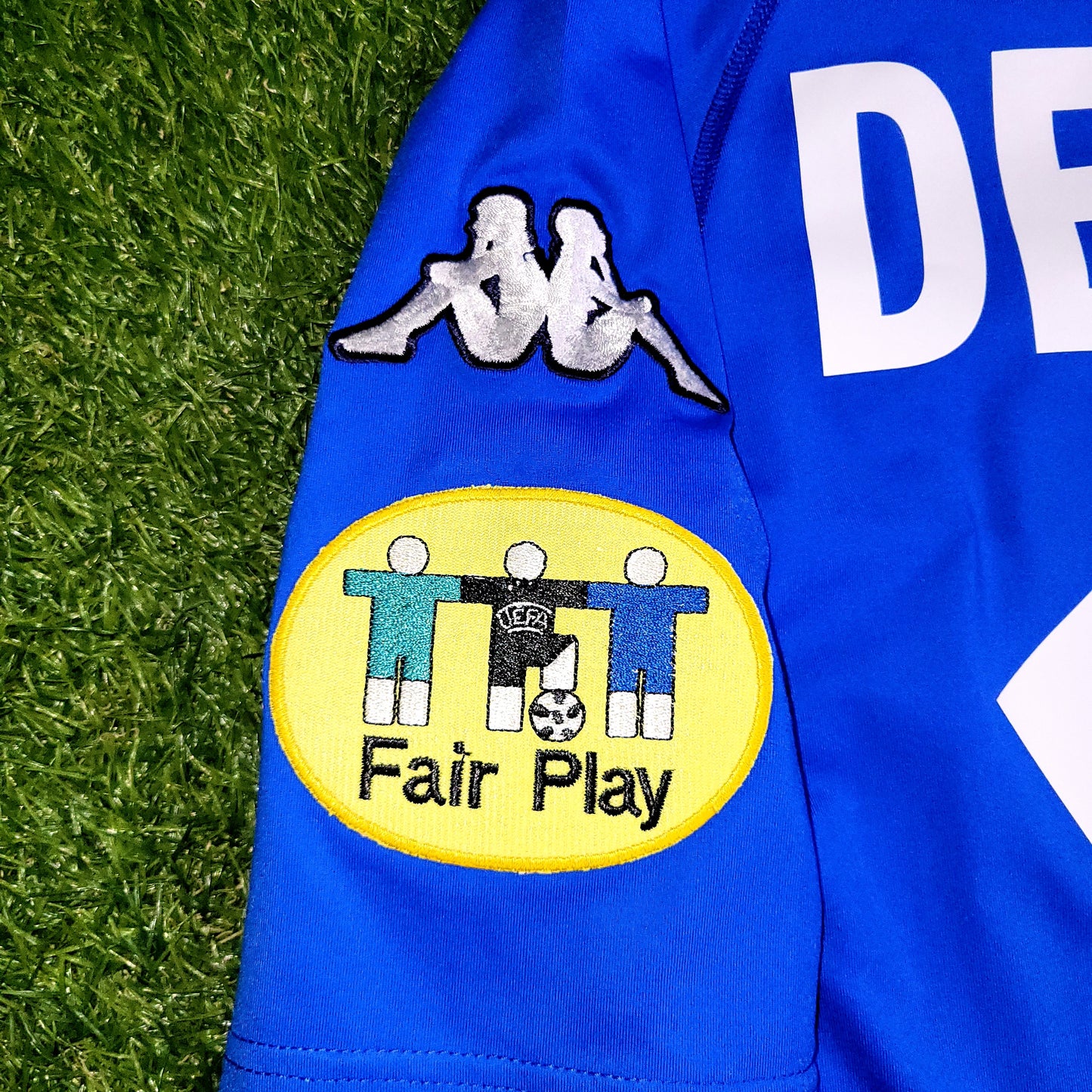 Del Piero Italy Kappa 2000 EURO CUP Home Soccer Jersey Shirt XL - ForeverSoccerJerseys