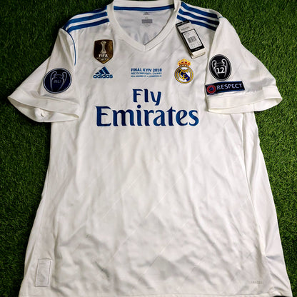 Cristiano Ronaldo Real Madrid 2017 2018 LAST GAME UEFA FINAL Soccer Jersey Shirt BNWT XL SKU# AZ8059