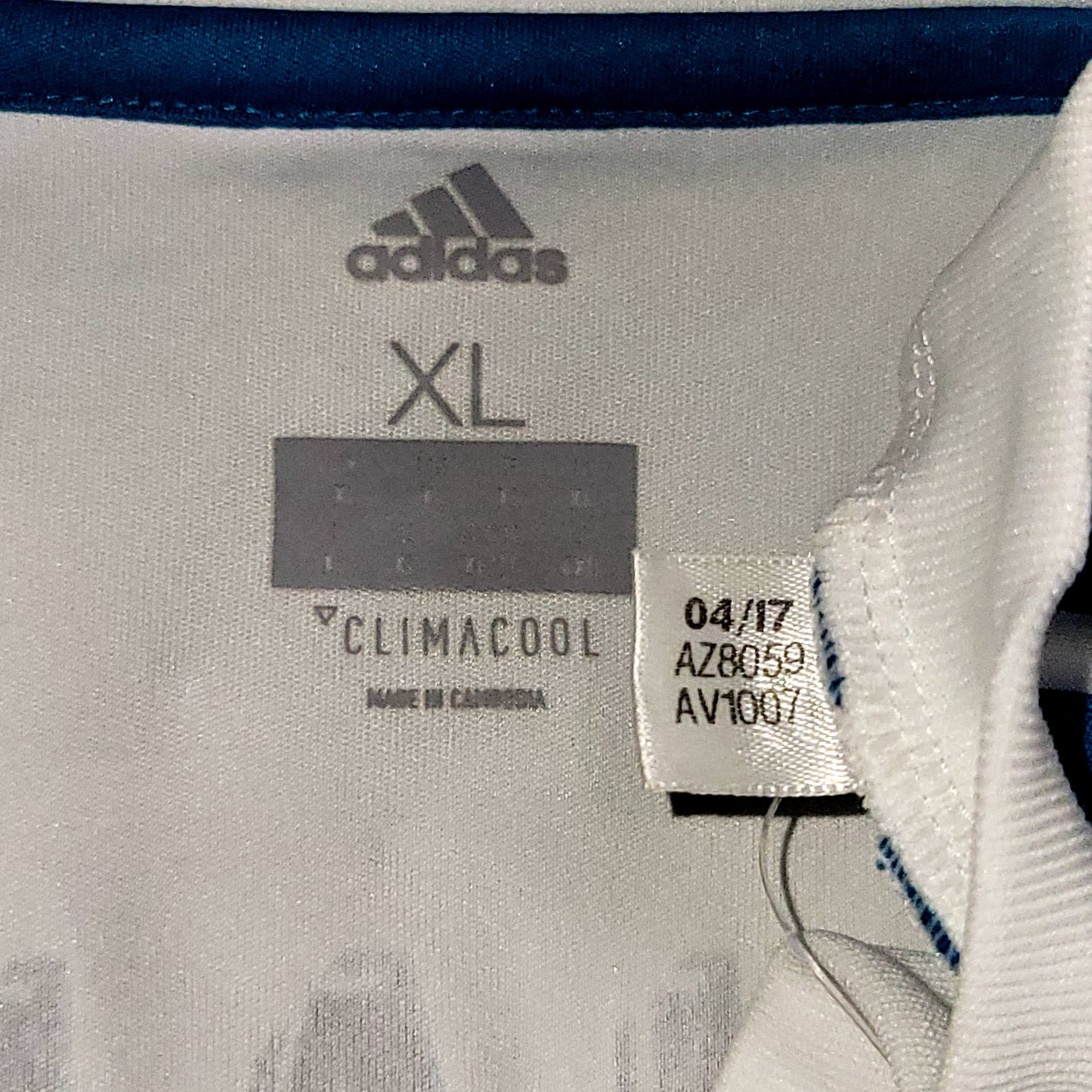 Cristiano Ronaldo Real Madrid 2017 2018 LAST GAME UEFA FINAL Soccer Jersey Shirt BNWT XL SKU# AZ8059