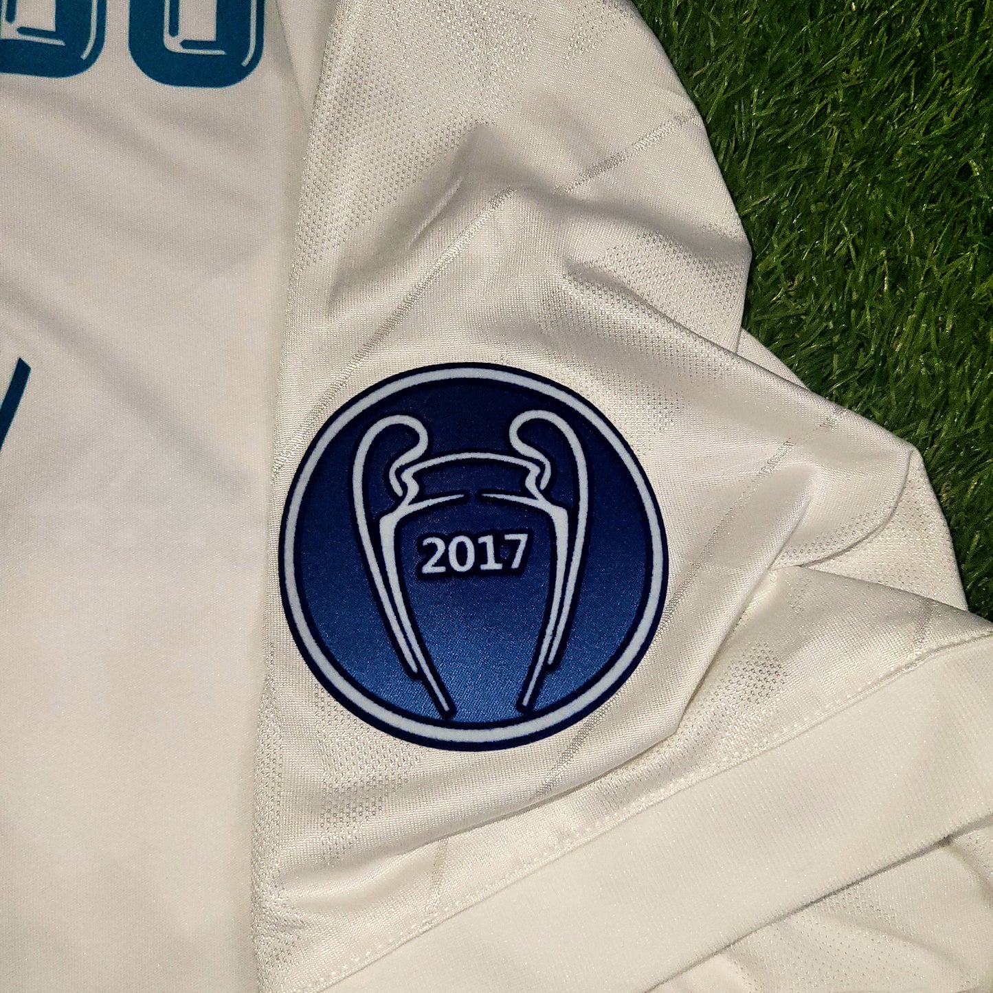 Cristiano Ronaldo Real Madrid 2017 2018 LAST GAME UEFA FINAL Soccer Jersey Shirt BNWT L SKU# AZ8059 - ForeverSoccerJerseys