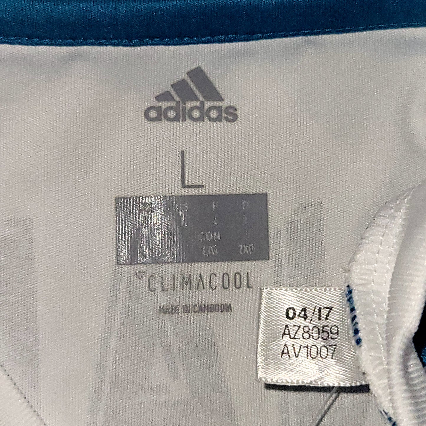 Cristiano Ronaldo Real Madrid 2017 2018 LAST GAME UEFA FINAL Soccer Jersey Shirt BNWT L SKU# AZ8059 - ForeverSoccerJerseys