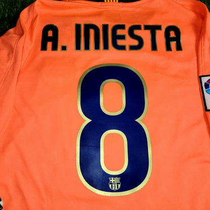 Iniesta Barcelona 2009 2010 Away Soccer Jersey Shirt BNWT XL SKU# 355020-870 - ForeverSoccerJerseys