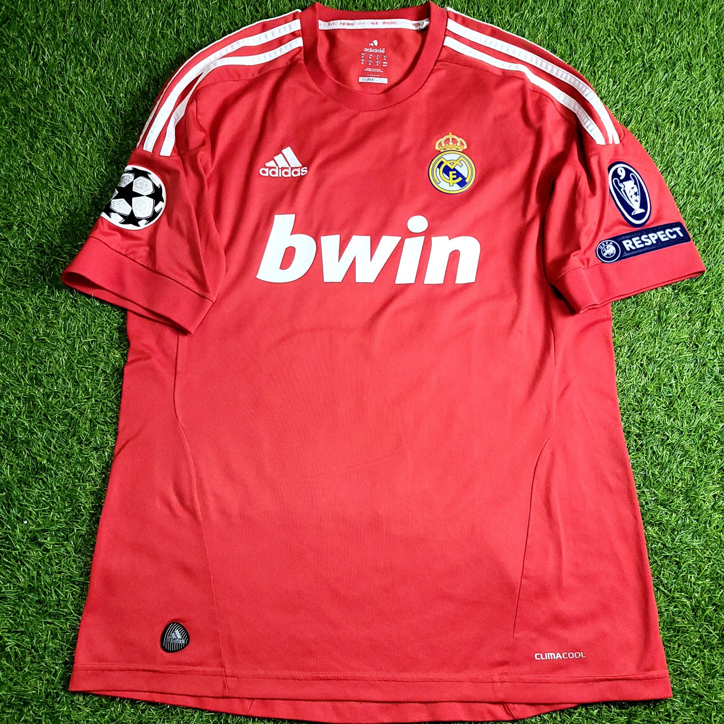 Cristiano Ronaldo Real Madrid UEFA 2011 2012 Third Soccer Jersey Shirt M SKU# V13597 - ForeverSoccerJerseys