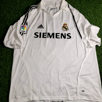 Zidane Real Madrid LAST GAME 2005 2006 Soccer Jersey Shirt XL SKU# 109879 - ForeverSoccerJerseys