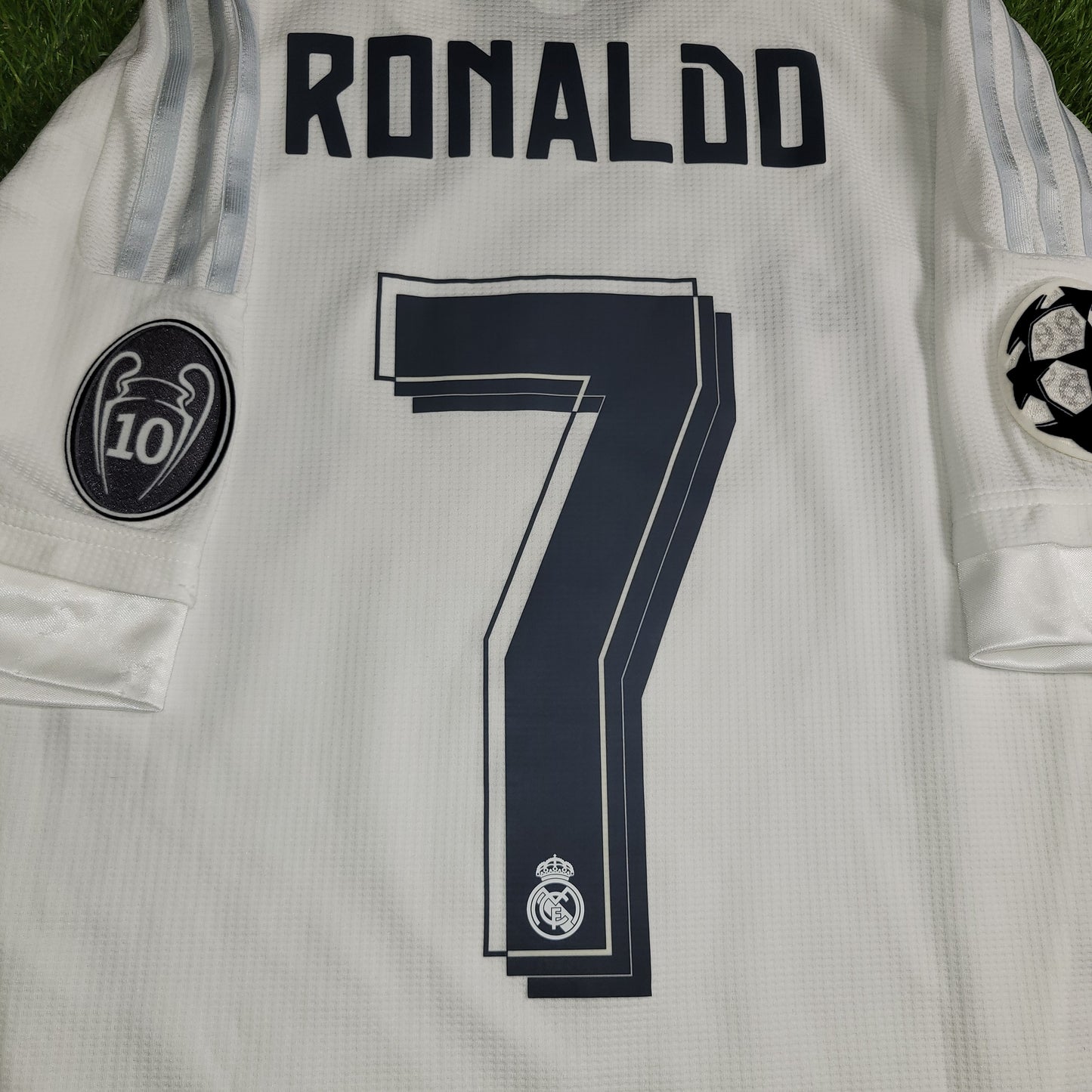 Cristiano Ronaldo Real Madrid 2015 2016 UEFA FINAL Home Soccer Jersey Shirt M SKU# S12614 - ForeverSoccerJerseys