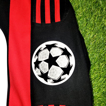 Ronaldinho AC Milan 2009 2010 UEFA Long Sleeve Soccer Jersey Shirt L SKU# E84180