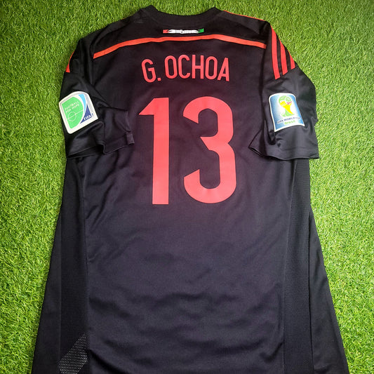 Memo Ochoa Mexico 2014 WORLD CUP GK Soccer Jersey Shirt M SKU# M00036