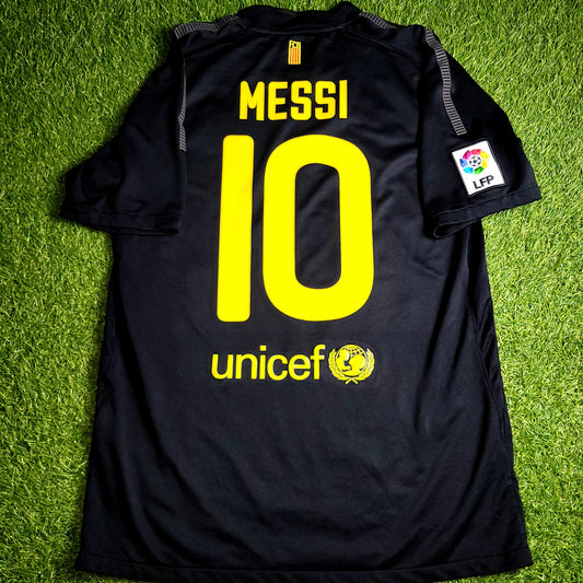 Messi Barcelona 2011 2012 Away Soccer Jersey Shirt M SKU# 419880-010 - ForeverSoccerJerseys